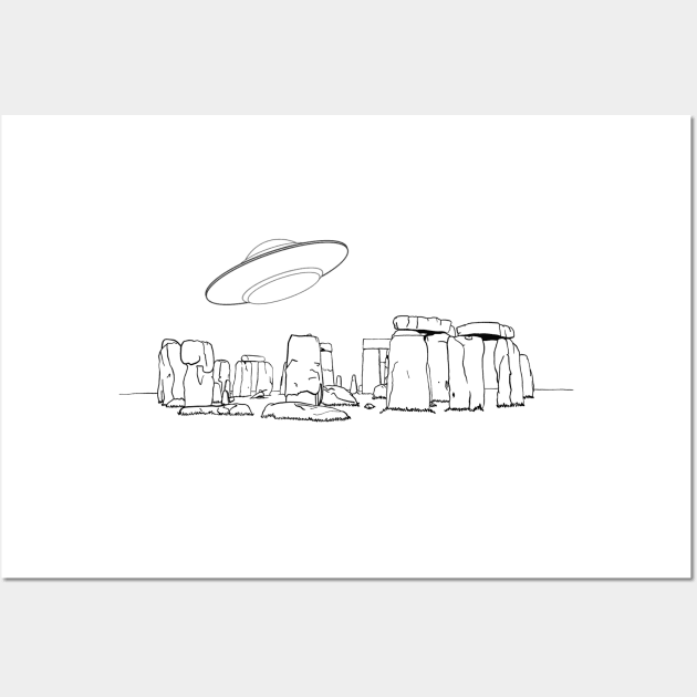 Ancient Wonders - Stonehenge Wall Art by 33oz Creative